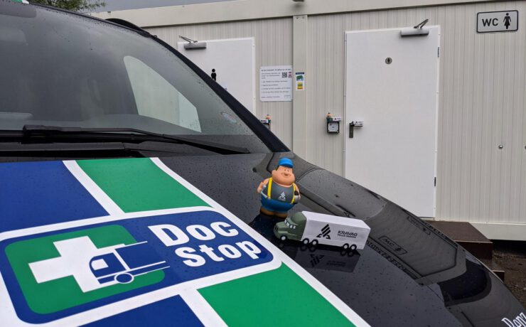 Sanitärcontainer #LogistikHilft in Bremen