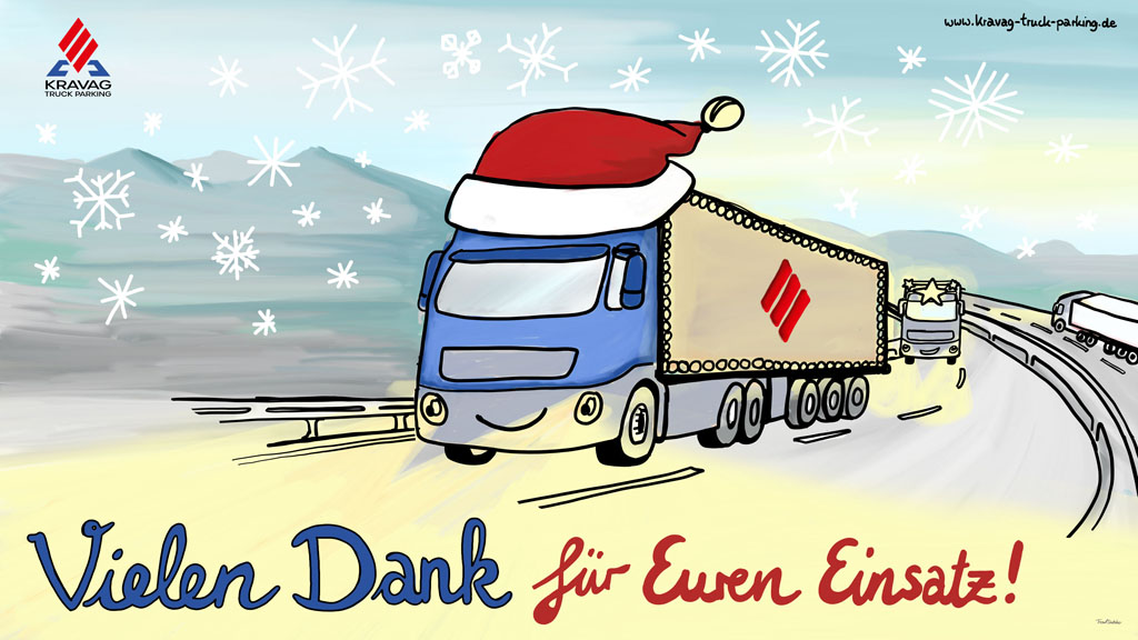 Karikatur Weihnachten KTP